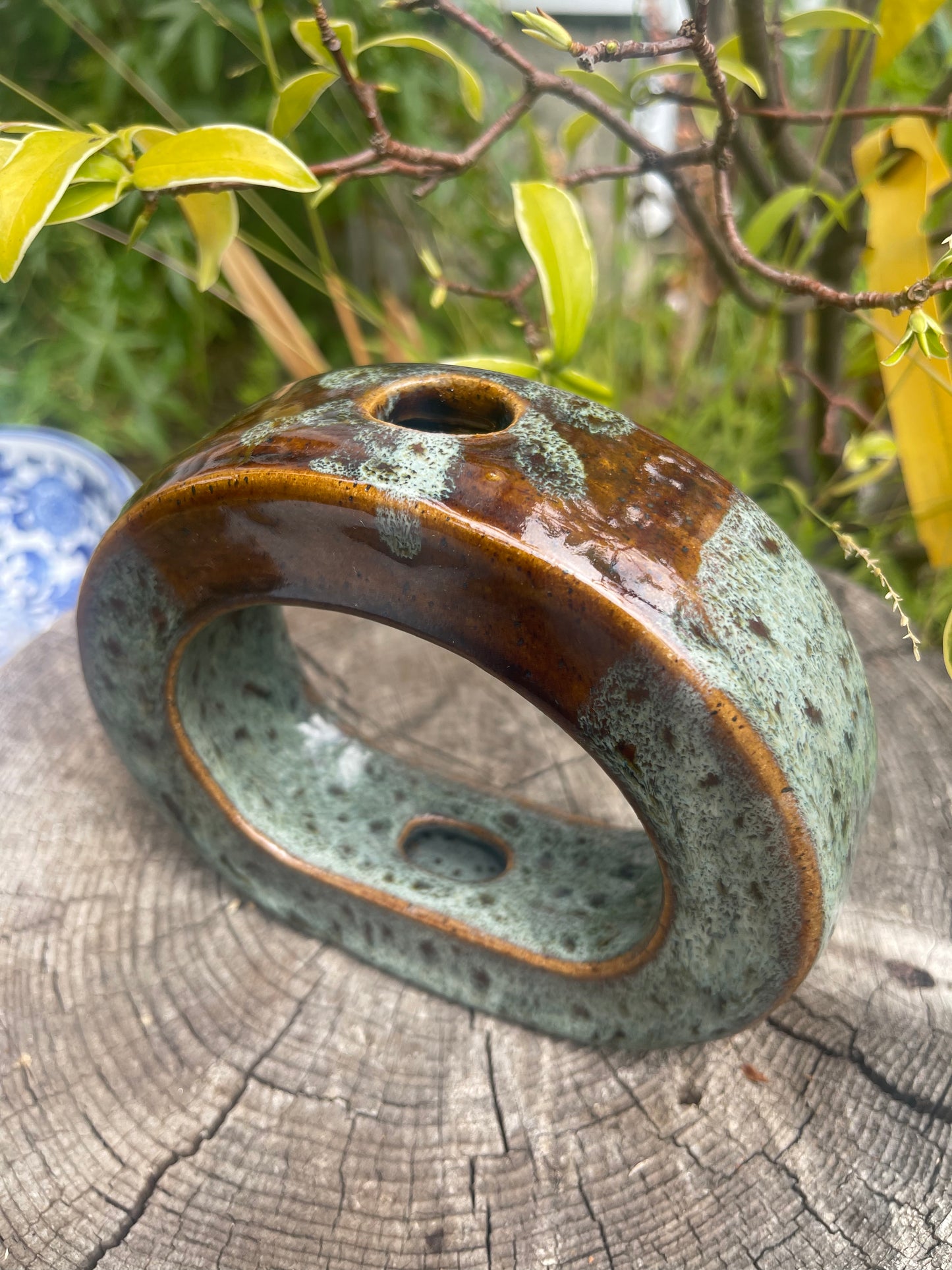 TURKISH SATIN DONUT VASE