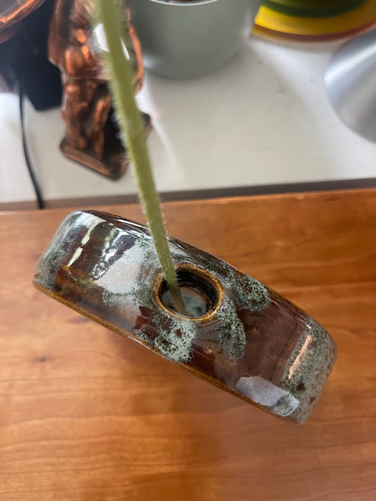 TURKISH SATIN DONUT VASE