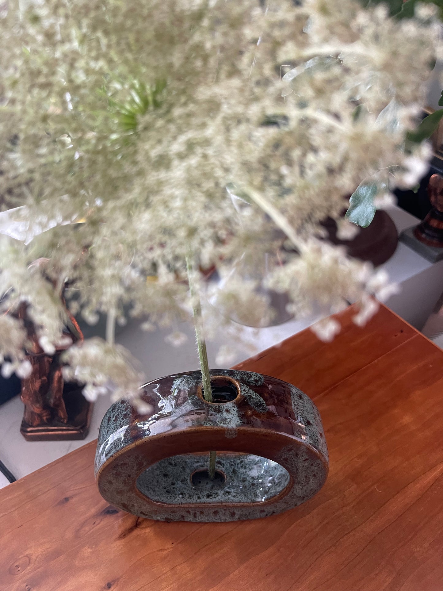 TURKISH SATIN DONUT VASE