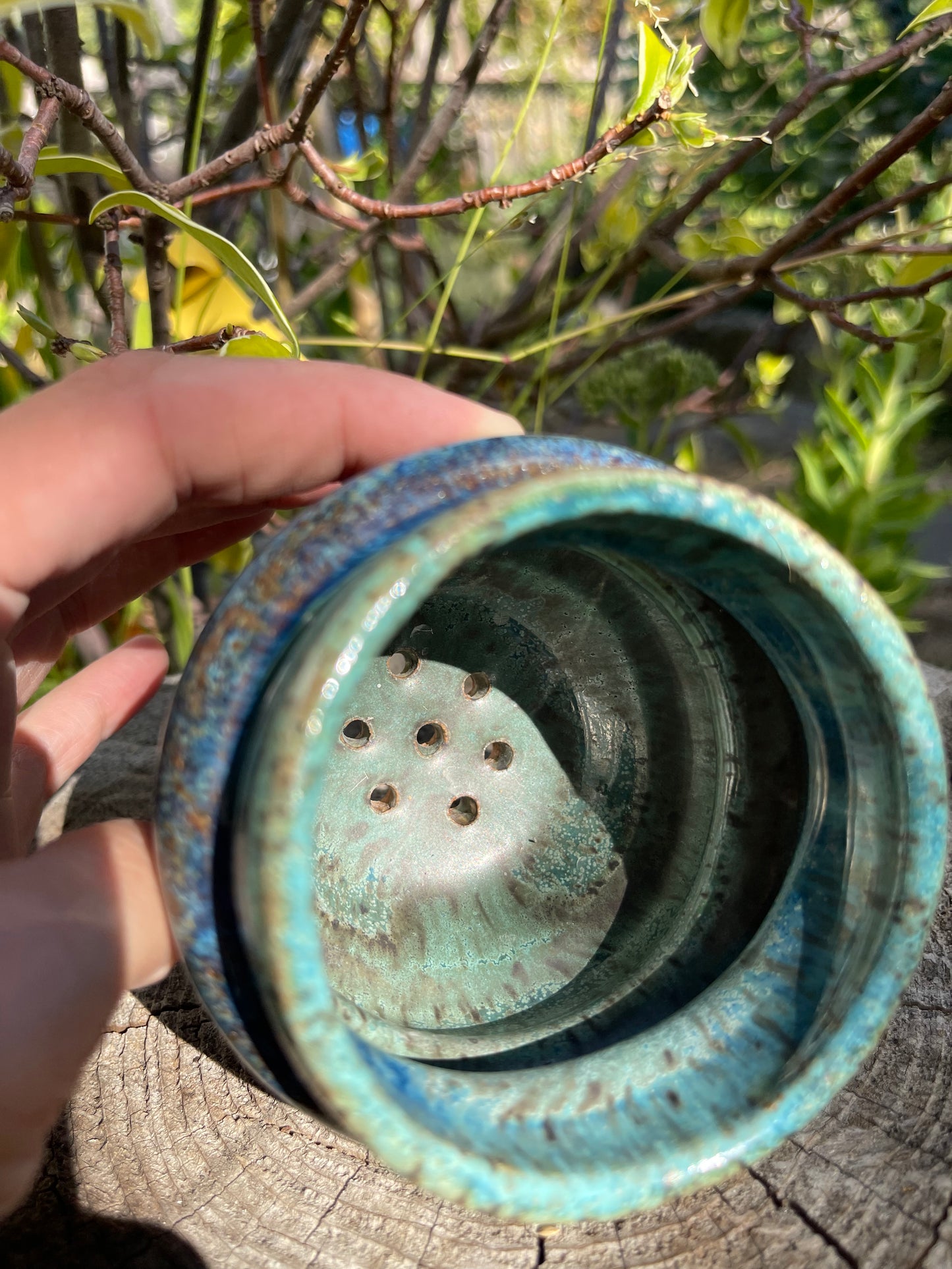 FUNKY SLUMPY BLUES SMALL PLANTER